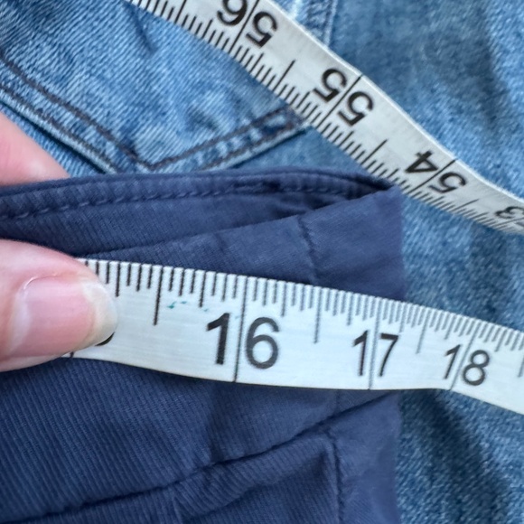 NWOT Frank & Eileen Wicklow Italian Performance Twill Chino Pants Navy 12 - Picture 6 of 7